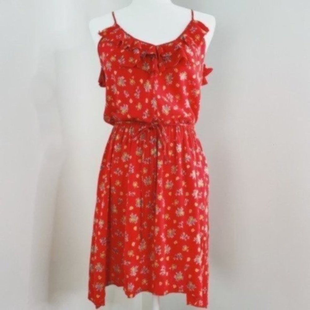 Rebecca Taylor Floral Sleeveless Mini Dress